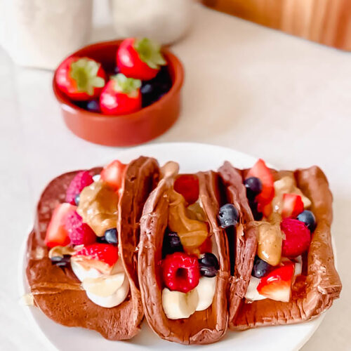 vegan chocolate pancakes no flour