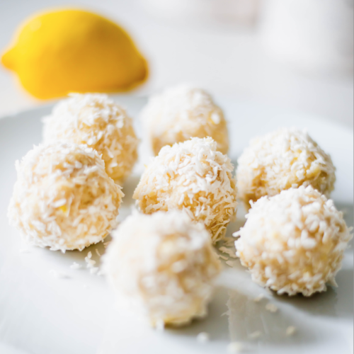 Zesty Lemon Coconut No-Bake Energy Spheres: Perfect for Diabetics